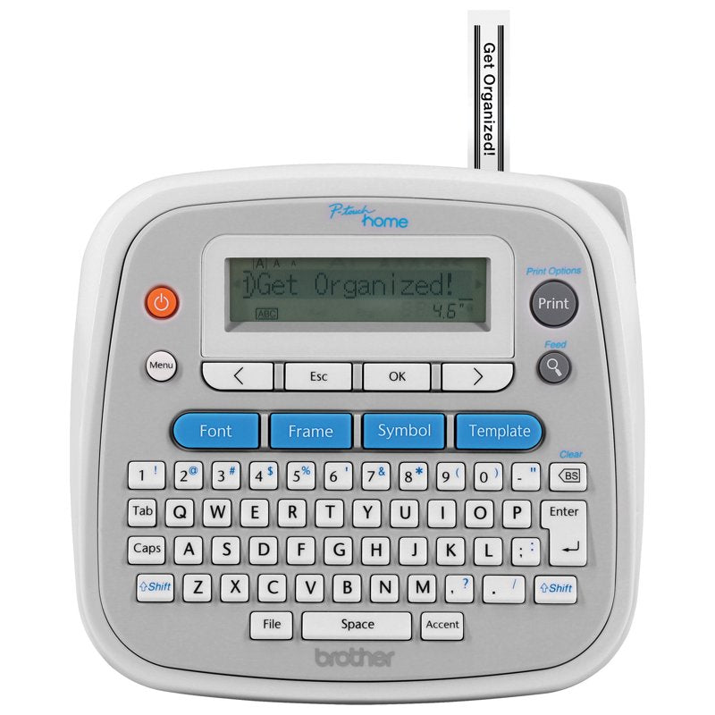 Personal Label Maker for Home Organization, PT-D202 - Durable Laminated Tapes