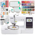 Brother SE700 Embroidery and Sewing Machine with Hoops & Thread Set