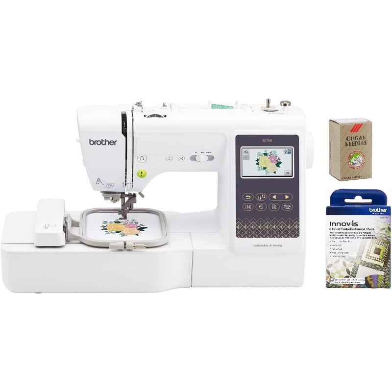 Brother Sewing and Embroidery Machine with Embellishment Pack and Needles