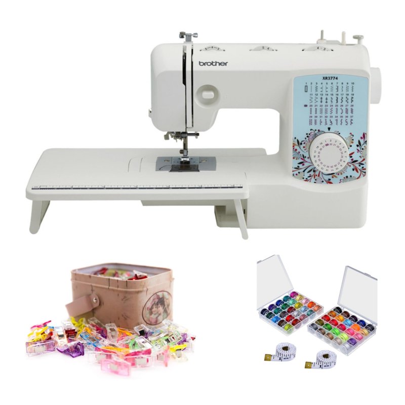Brother XR3774 Sewing and Quilting Machine with Wide Table & Built-In Stitches