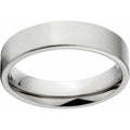 Brushed Titanium Wedding Band with Comfort Fit - 5mm Durable Ring