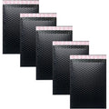 Small Black Bubble Mailers 5x7 Inch Pack of 50 Padded Shipping Envelopes