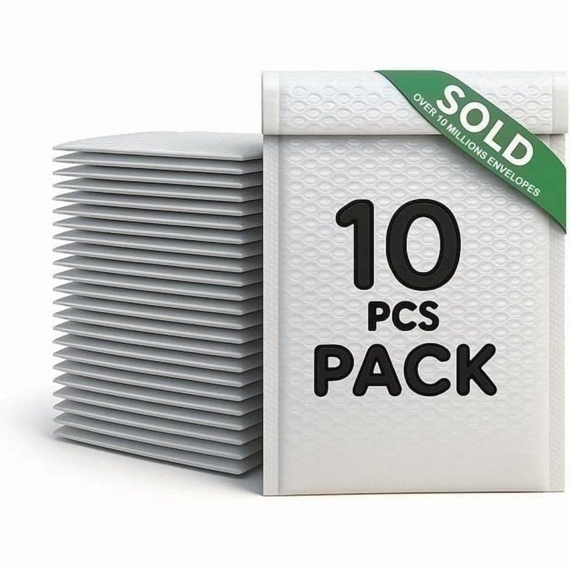 Small Bubble Mailers 6x9 Inches - Shipping Supplies Pack of 10 for Jewelry & Small Items