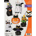 Halloween Felt Ornament Craft Kit with 6 Decorations for DIY Holiday Decor