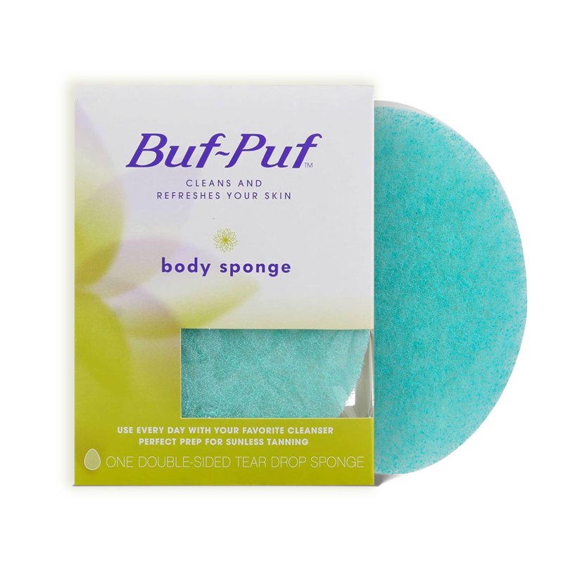 Reusable Double-Sided Body & Face Sponge for Skin Exfoliation & Cleansing