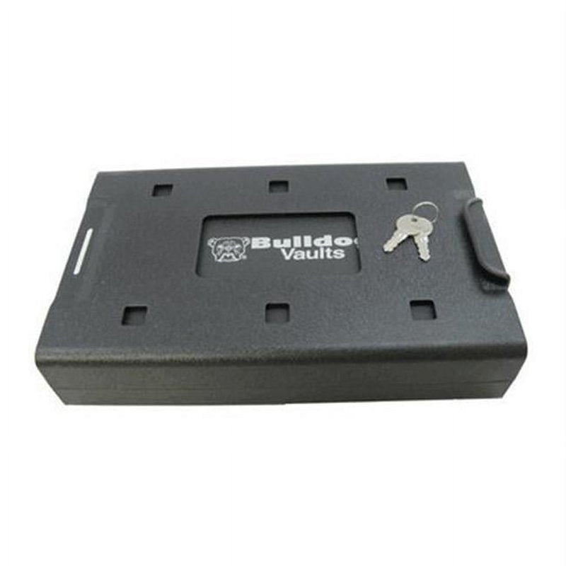 Car & Personal Safe with Key Lock, Mounting Bracket & Cable - Heavy Duty Steel