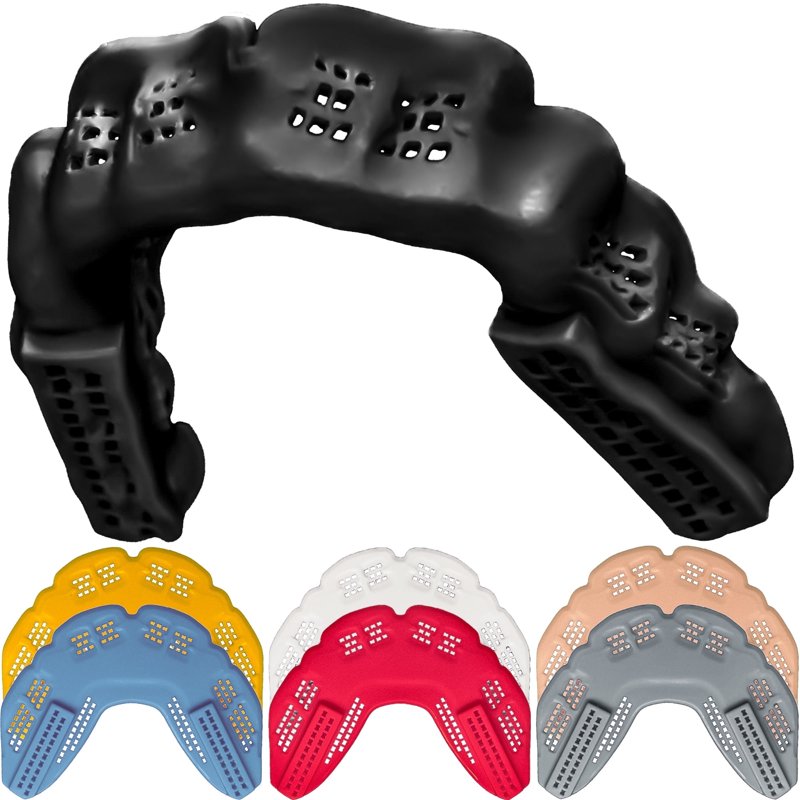 Ultra-Thin Breathable Sports Mouthguard for Football MMA Hockey Rugby Basketball