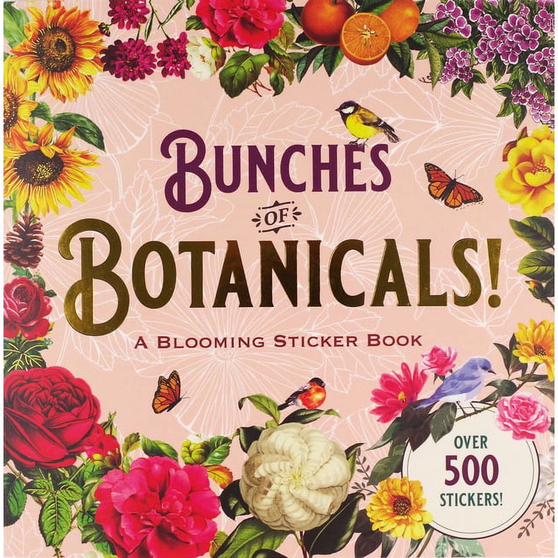 Botanical Sticker Book for Journaling and Crafts - Bunches of Botanicals