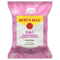 Micellar Rose Water Facial Wipes - 30 Count, Plant-Based Makeup Remover & Cleanser