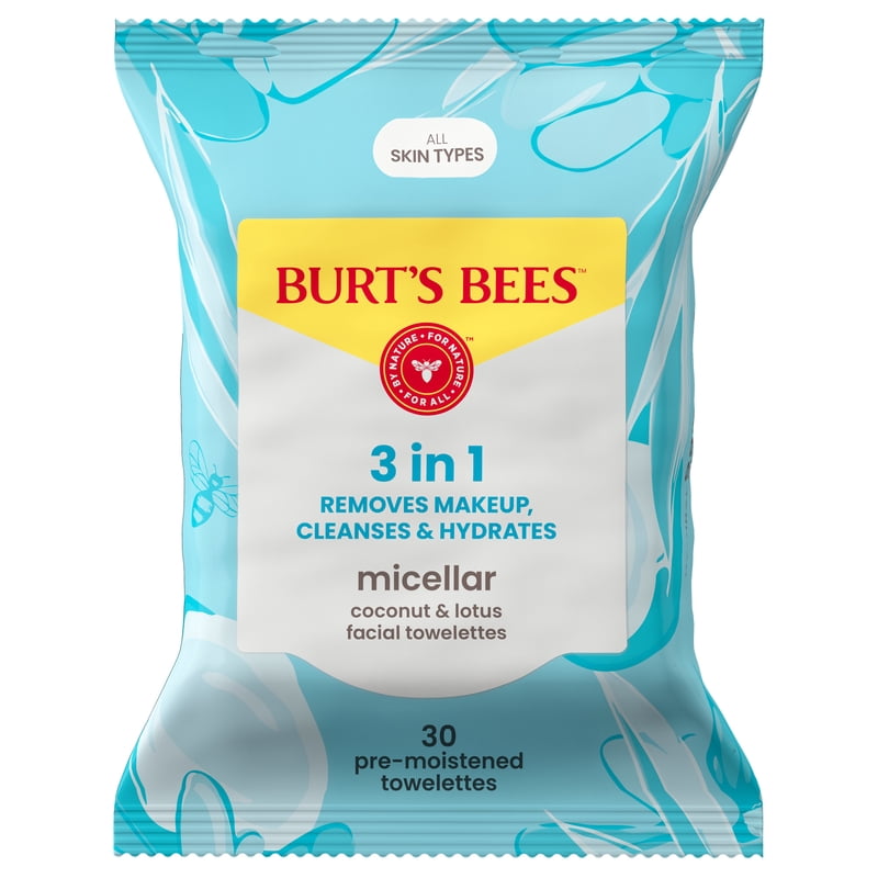 Micellar Coconut and Lotus Makeup Remover Wipes - 30 Count, 3 Pack
