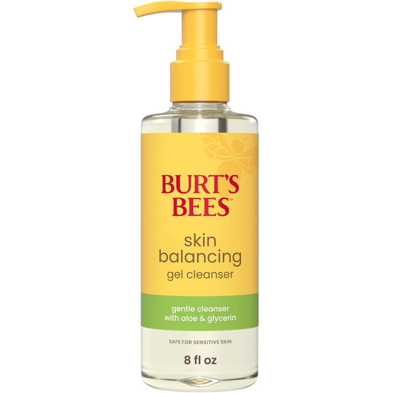 Gentle Face Cleanser for Sensitive Skin with Aloe & Glycerin - 8 fl oz