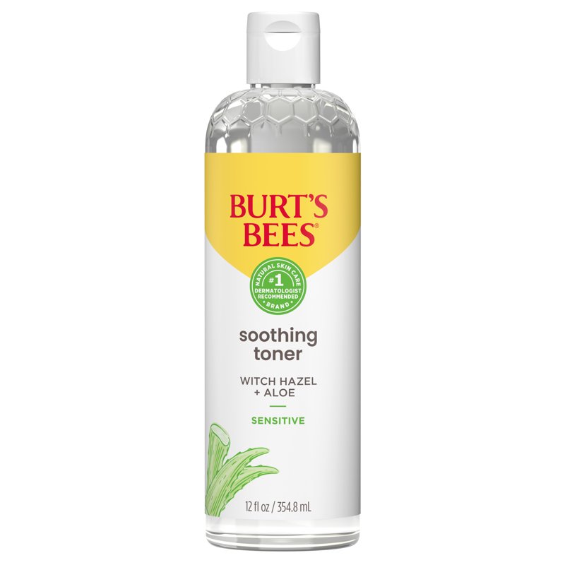 Soothing Facial Toner with Witch Hazel & Aloe for Sensitive Skin - 12 fl oz