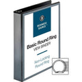 Round-Ring View Binder 1.5 Inch Capacity Black for Presentations