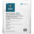 Top-Loading Sheet Protectors - Clear, 50 Pack, Letter Size, Non-Glare