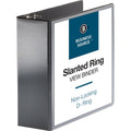 4-Inch Capacity Business Binder with Slant D-Rings and Clear Cover