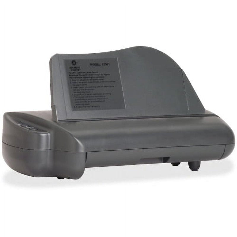 Electric 3-Hole Punch for Office Paper, Adjustable, Gray