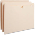 Manila Flat File Pockets - 100 Pack Office File Organizer