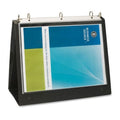 1-Inch Presentation Binder with Internal Pockets and Business Card Holder – Recycled Black Letter Size