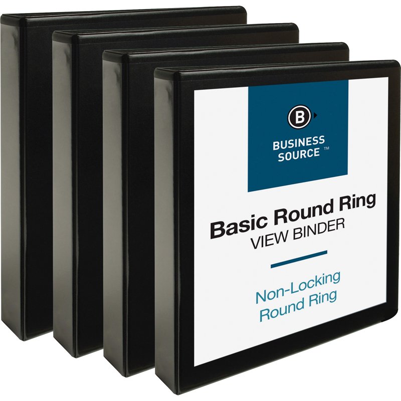 1.5-Inch Round Ring View Binder for Letter Sheets, 350 Capacity