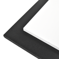 Expanded PVC Foam Board Sheet - Black, 3mm, 12x12 Inches, Craft & Sign Material