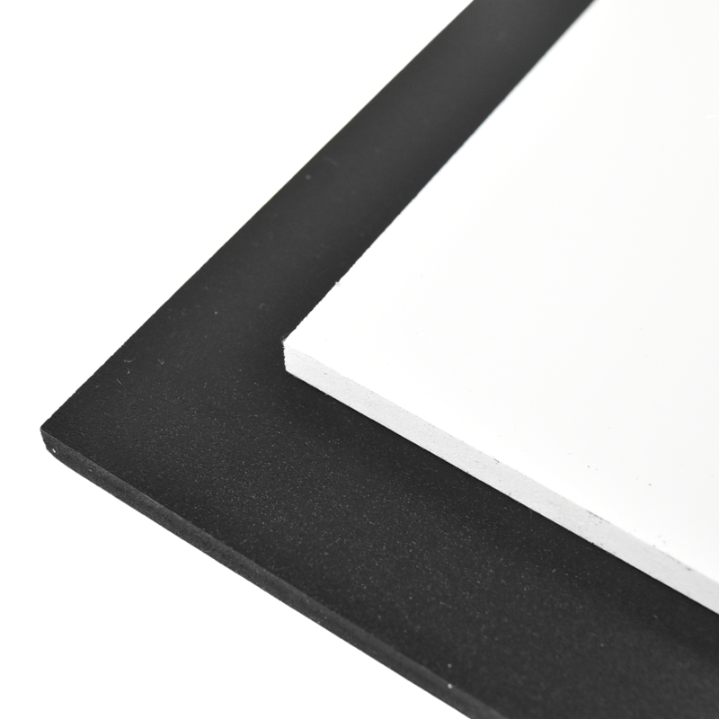 Expanded PVC Foam Board Sheet - Black, 3mm, 12x12 Inches, Craft & Sign Material