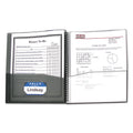 8-Pocket Spiral-Bound Poly Portfolio for Office & School Organization