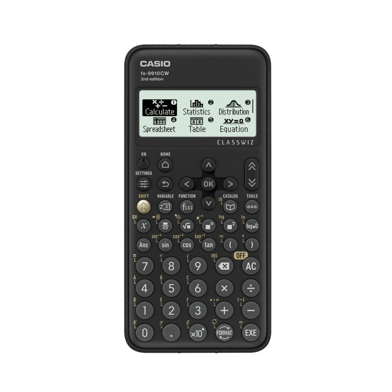 Scientific Calculator FX-9910CW ClassWiz Black - Advanced Math & Science Tool