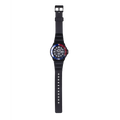 Casio Marine-Design Analog Wristwatch 100M Water Resistant, 3-Year Battery, Red & Blue