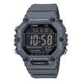 Digital Wristwatch with 10-Year Battery Water Resistant Stopwatch Gray