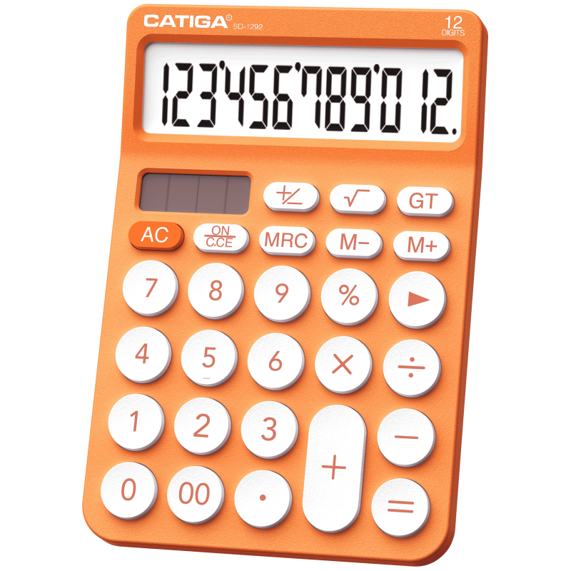 12 Digit Desktop Calculator with Large LCD Display & Big Buttons for Office Home School
