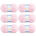 Bulky Chenille Yarn 6-Pack for Crocheting & Knitting - Soft, Plush, 7 oz Skeins