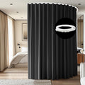 Room Divider Curtains with Ceiling Track Set - Blackout Privacy Divider
