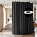 Room Divider Curtains with Ceiling Track Set - Blackout Privacy Divider