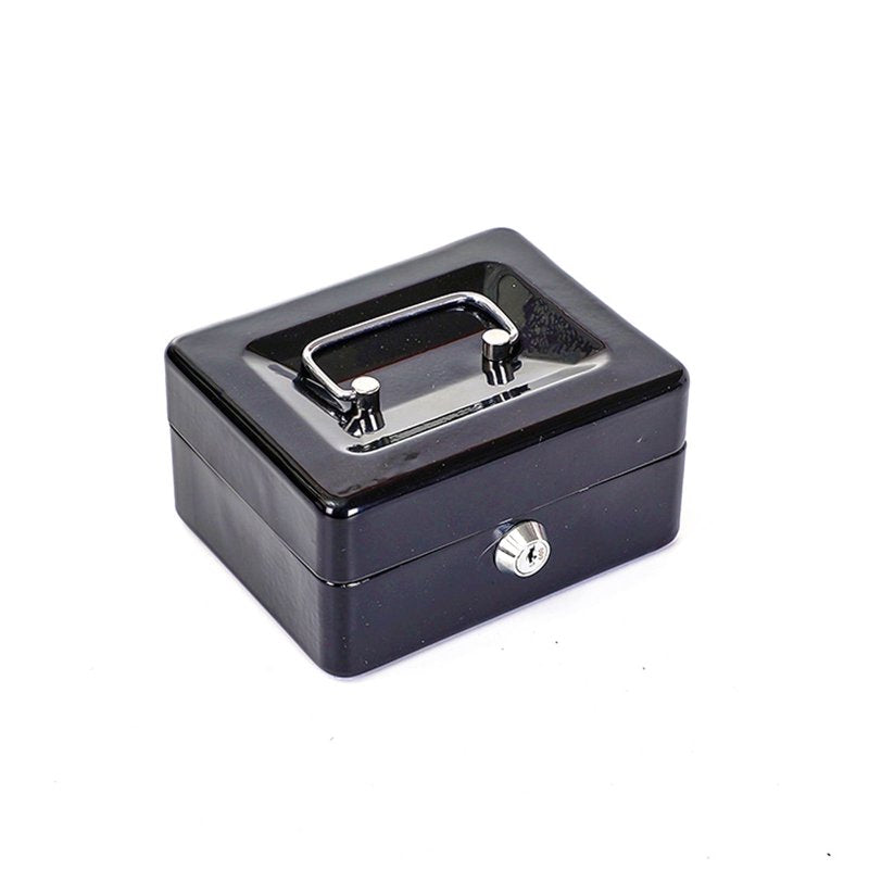 Portable Lock Box with Handle - Compact Safe for Home Office Travel