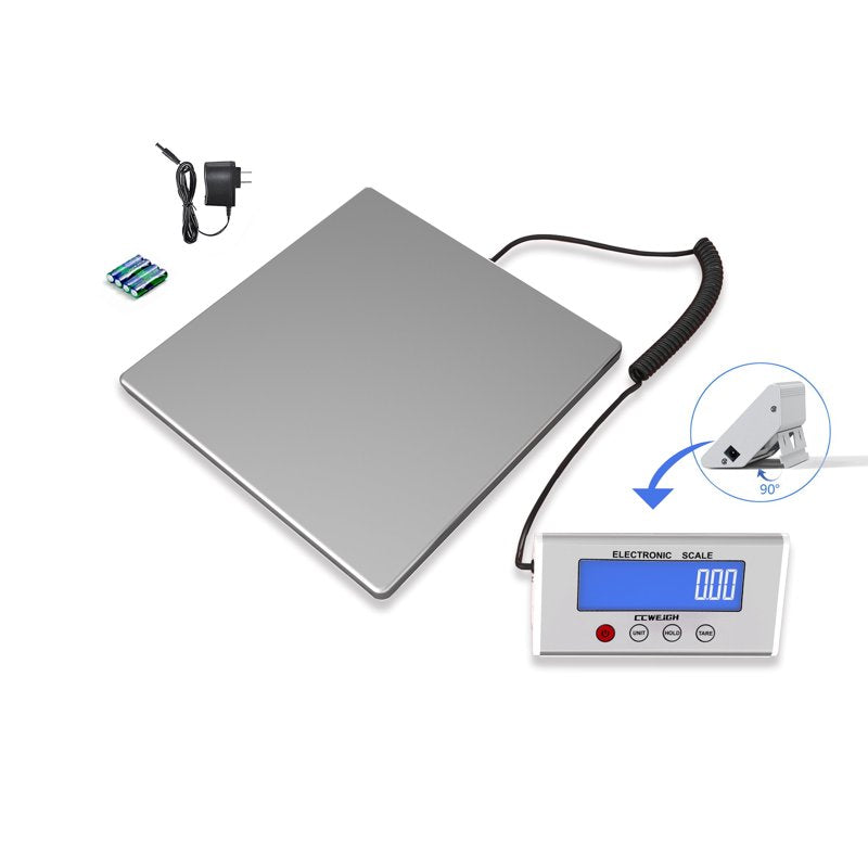 Heavy Duty Electronic Postal Scale 440lbs with LCD Display & Tare Function