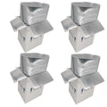 Insulated Shipping Boxes with Aluminum Foil Liners - 4 Pack Small Cold Food Mailers