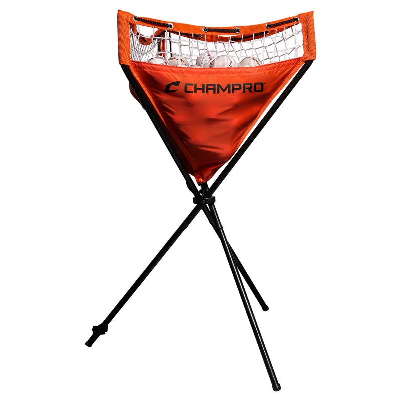 Portable Baseball & Softball Ball Caddy Carry Bag with Stand