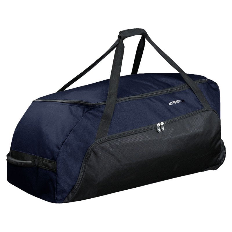 All-Purpose Sports Equipment Bag on Wheels - Jumbo 36x16x18 for Athletic Gear