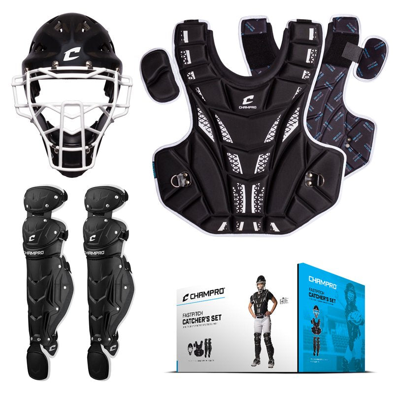 Youth Softball Catcher Gear Set - Protective Equipment for Ages 8 & Under