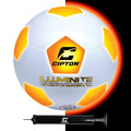 Illuminated Rechargeable Impact-Activated Soccer Ball, Official Size 5
