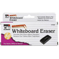 Magnetic Whiteboard Eraser with Marker Holder 2x5 Inch - Black