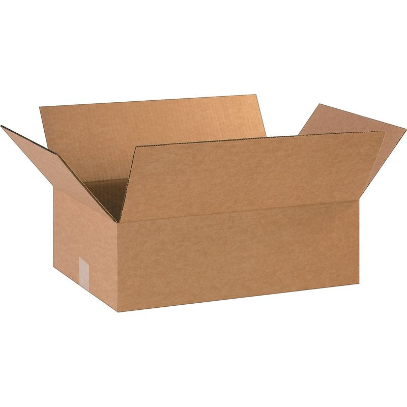 18x12x6 Shipping Boxes - Brown Corrugated Cardboard Pack of 25