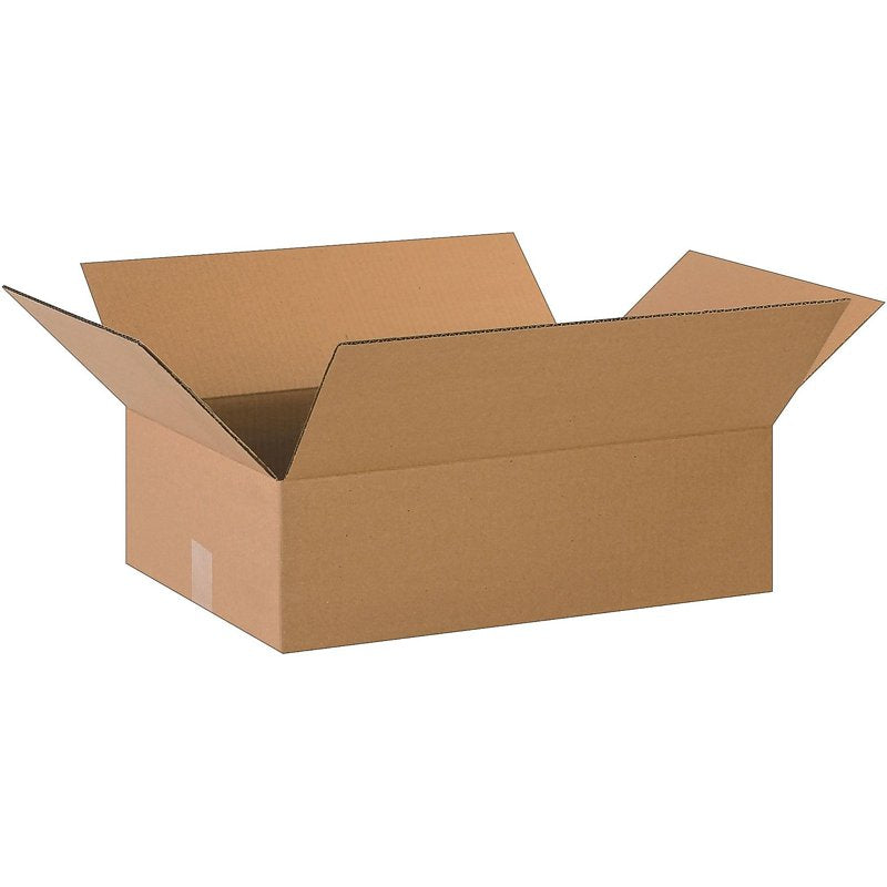 20 x 14 x 6 Shipping Boxes Kraft 25-Count ECT Rated Corrugated