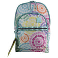 Hippie Heart Tie Dye Polyester Backpack for School & Travel