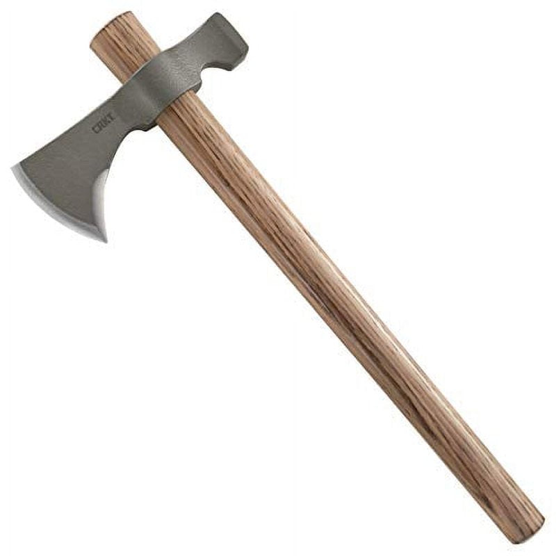 Outdoor Survival Tomahawk with Hickory Handle and Carbon Steel Blade