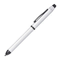Multifunction Pen with Stylus and Refillable Ink - Chrome, Blue, Black Variants