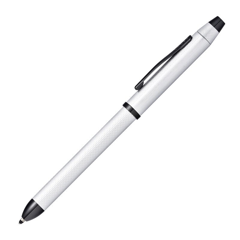Multifunction Pen with Stylus and Refillable Ink - Chrome, Blue, Black Variants