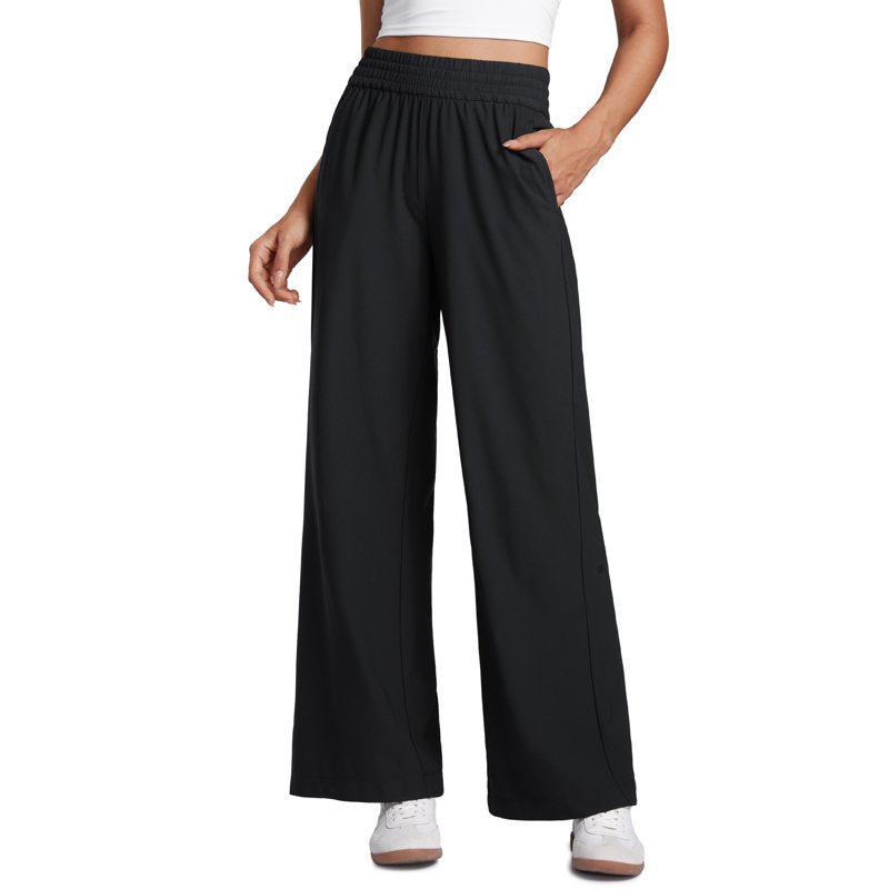 Drapey Wide Leg Casual Pants for Women - Lightweight, Soft, Breathable, Travel & Workwear