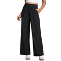 Drapey Wide Leg Casual Pants for Women - Lightweight, Soft, Breathable, Travel & Workwear
