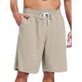 Men's Athletic Shorts with Pockets & Elastic Waistband for Running Gym & Basketball
